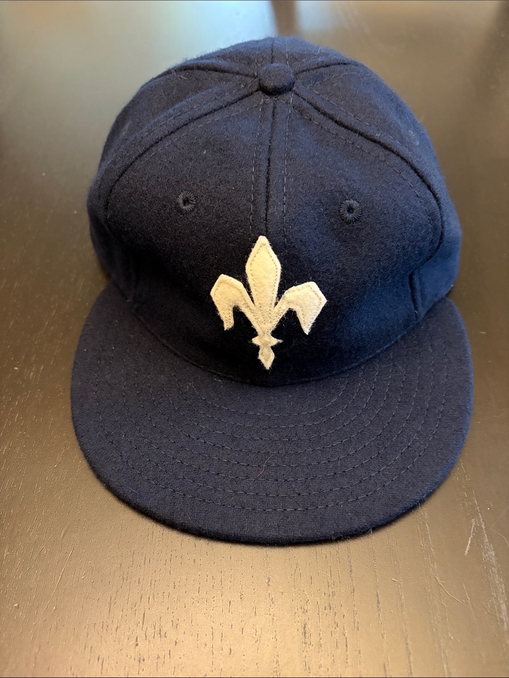 La Marzocco Florentine Lily Ebbets Field Flannels Adjustable Hat Made in USA NWT
